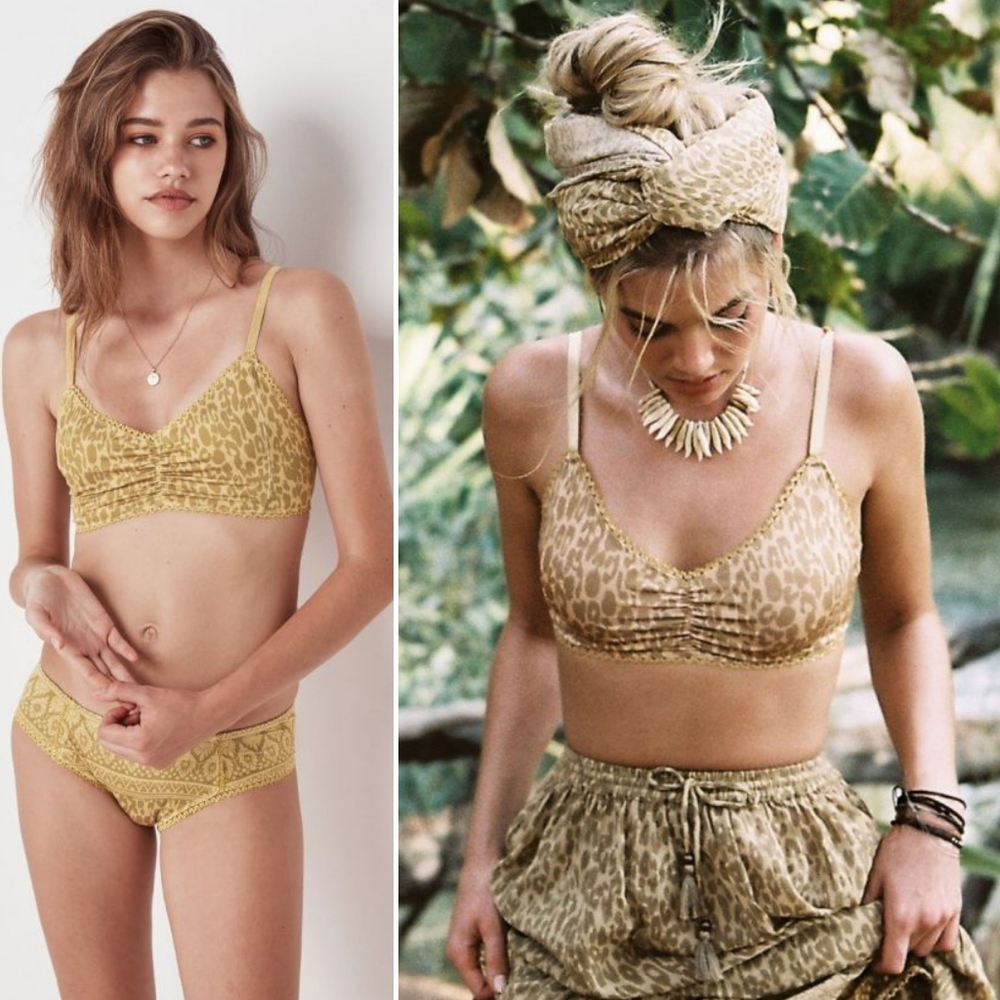 New spell designs wild thing bralette mustard M